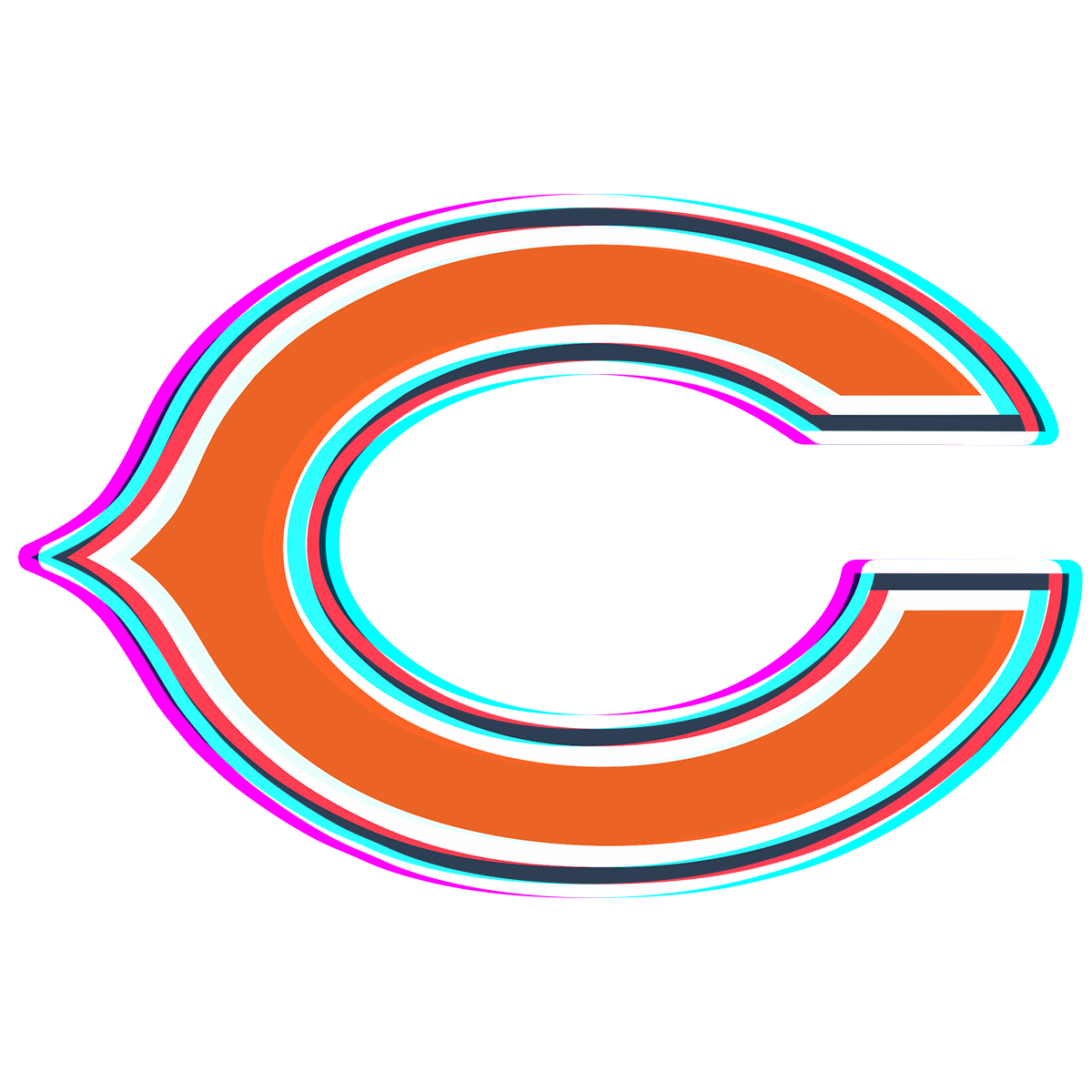 Phantom Chicago Bears logo decal supplier